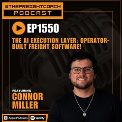 The Freight Coach Podcast EP1550 episode art, featuring Connor Miller